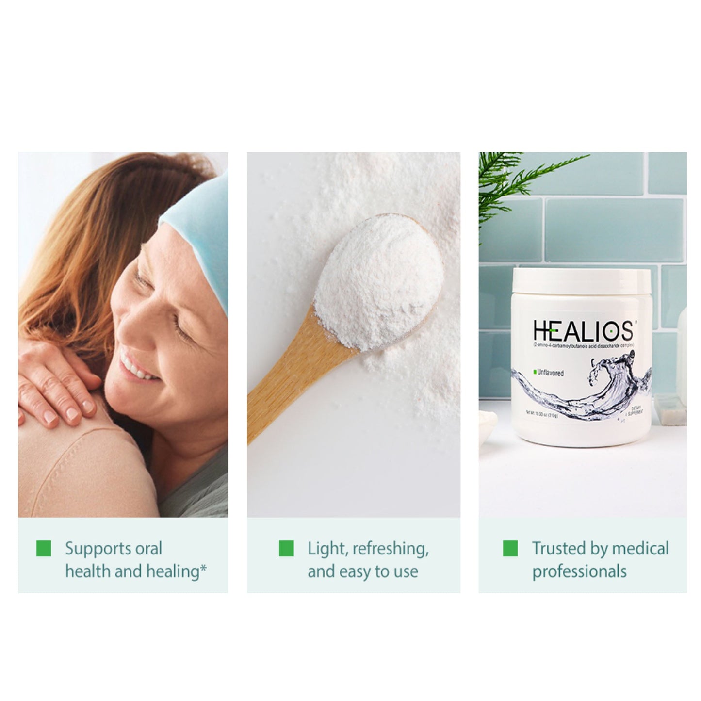 Healios Oral Health Supplement Powder Jar